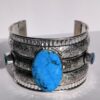 Navajo style cuff/turquoise