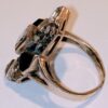 Art Nouveau gemstone ring