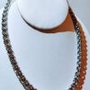Men's stainless braided rope chain
